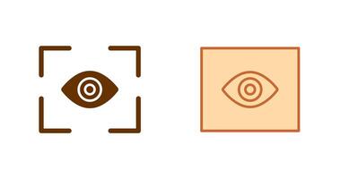 Eye Scan Icon vector