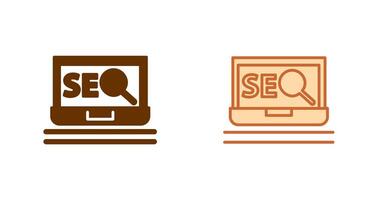 seo etiqueta icono vector