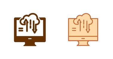 Data Transfer Icon vector