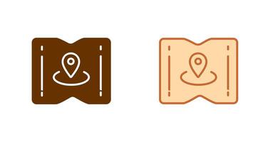 Map and Location Icon vector
