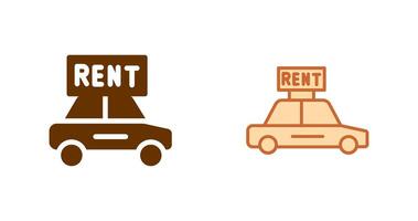 Rent a Car Icon vector