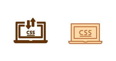 CSS Laptop Icon vector