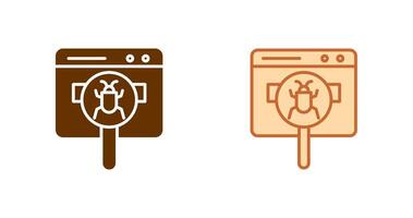 Web Bug Icon vector