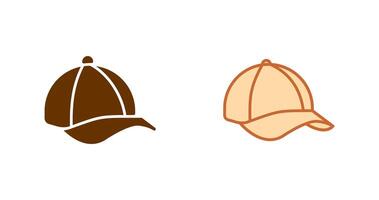 icono de gorra de verano vector