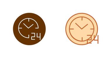 24 hours Icon vector