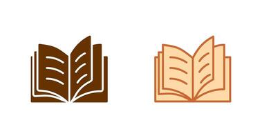 icono de libro abierto vector