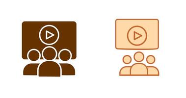 Online Course Icon vector