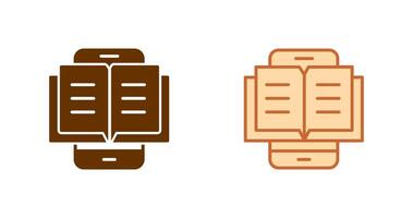 E Book Icon vector