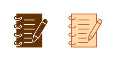 Spring Notebook Icon vector