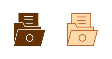 List Folder Icon vector