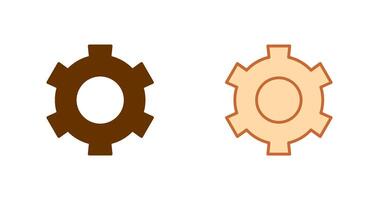 icono de engranaje de configuración vector