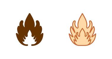 Flammable Material Icon vector