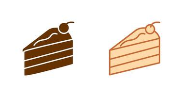 Cake Slice Icon vector