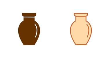 Vase Exhibit Icon vector