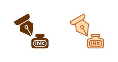 Ink and Pen Icon vector