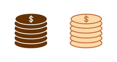 Stack of Coins Icon vector