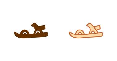 Stylish Sandals Icon vector