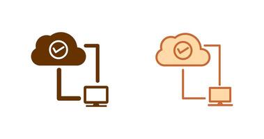 Cloud Connections Icon vector