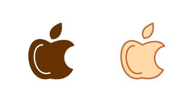 icono del logo de manzana vector