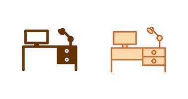 Study Desk I Icon vector