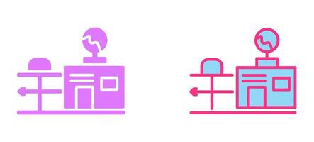 Weather Station Icon vector