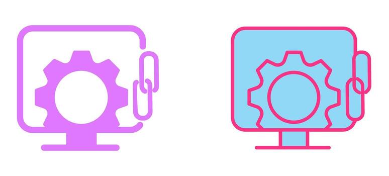 Link Optimization Icon vector