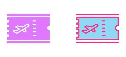 Plane Tickets Icon vector