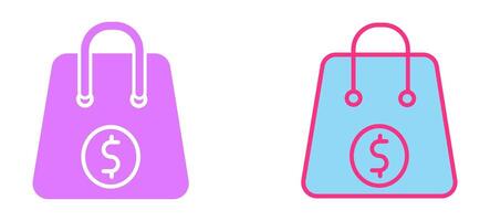 Items In a Bag Icon vector