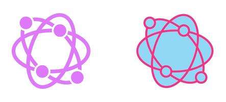 Atomic Structure Icon vector