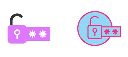 Passcode Lock Icon vector