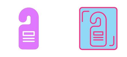 Door Hanger Icon vector