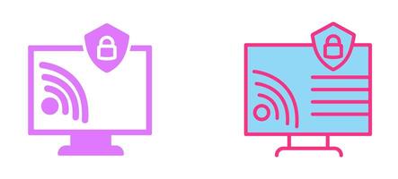 Wifi Security Icon vector