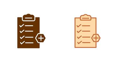 Medical Clipboard Icon vector