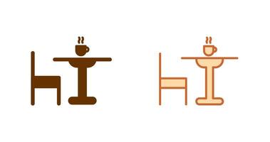 Tea Table Icon vector