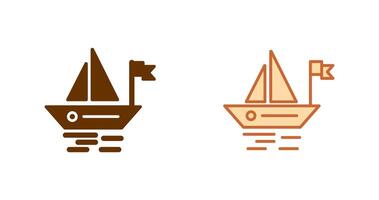 Small Boat Icon vector