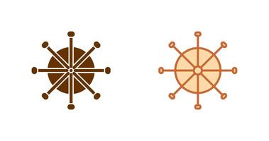 Ship Wheel Icon vector