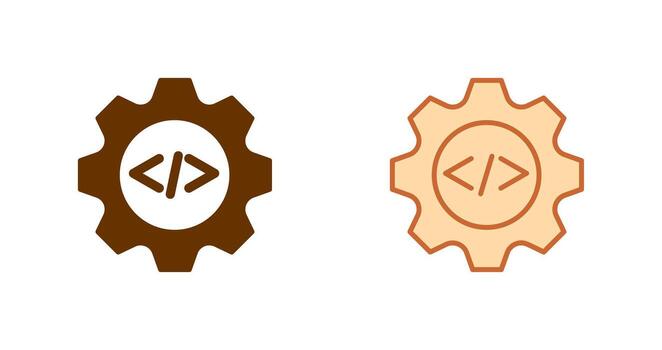 Coding Gear Icon vector