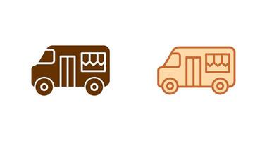 Fast Food Truck Icon vector