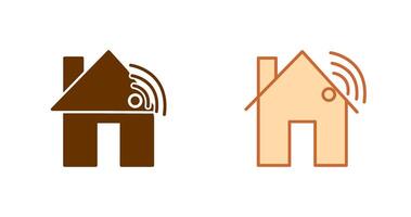 icono de casa inteligente vector