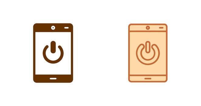 Power Button Icon vector