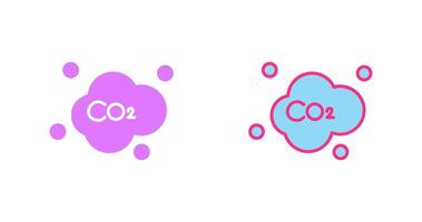 Carbon Dioxide Icon vector