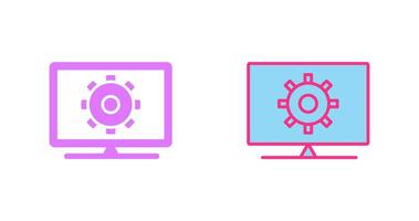 Computer Settings Icon vector