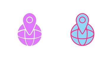 Global Locations Icon vector