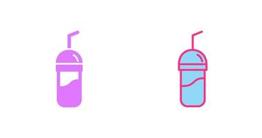 Chocolate Shake Icon vector