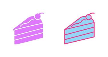 Cake Slice Icon vector