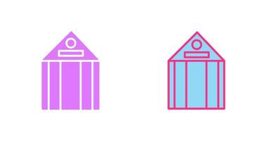 Museum Building Icon vector