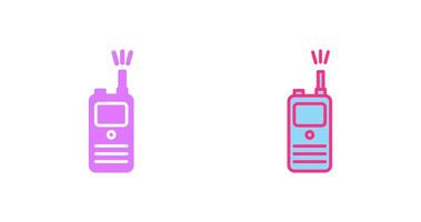 icono de walkie-talkie vector