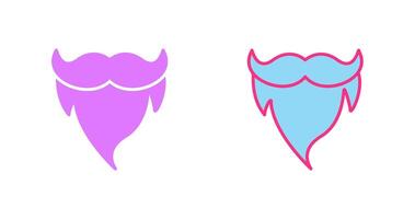 Beard and Moustache II Icon vector