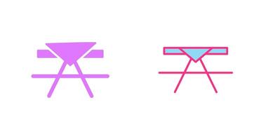 Picnic Table Icon vector