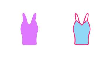 Ladies Vest Icon vector